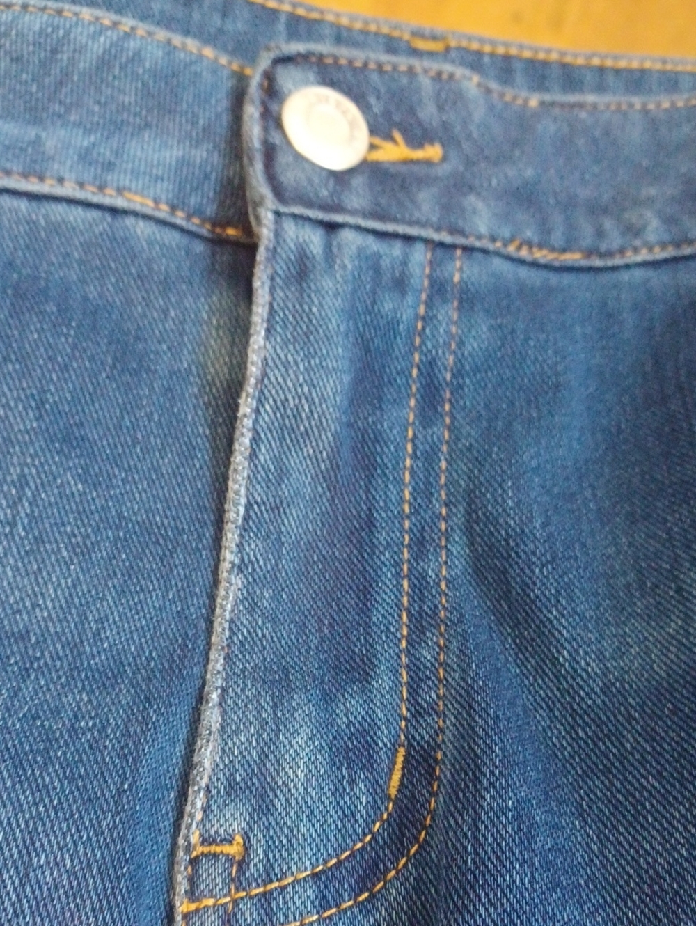 Halara Flex Denim Flare Sz.XL. Soft 4 Way Stretch. W.35".R.10".L.33". NWT! - Picture 3 of 11